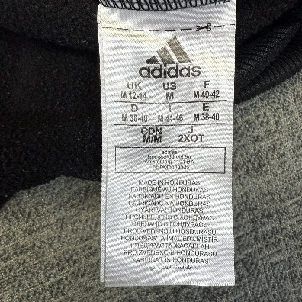 Miami Hurricanes Adidas Sweatshirt Men's M Black AEROREADY Crewneck NCAA